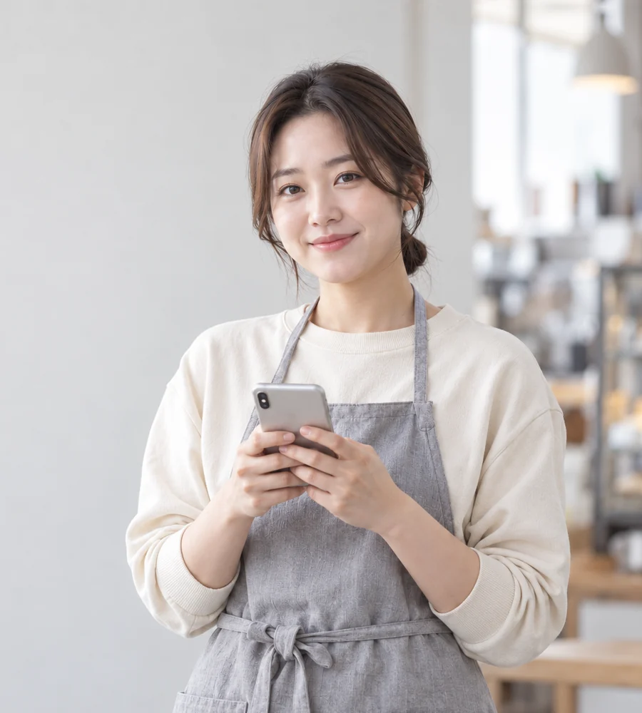 울산 직장인 일수 대출 상담을 휴대전화로 안내받는 고객